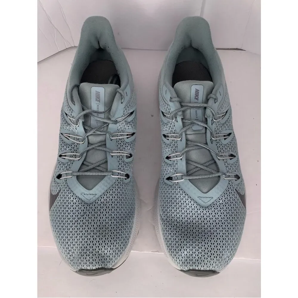 Nike Quest 2 Light Teal Mesh Athletic Low Top lace Up Women Running Shoes Sz 11